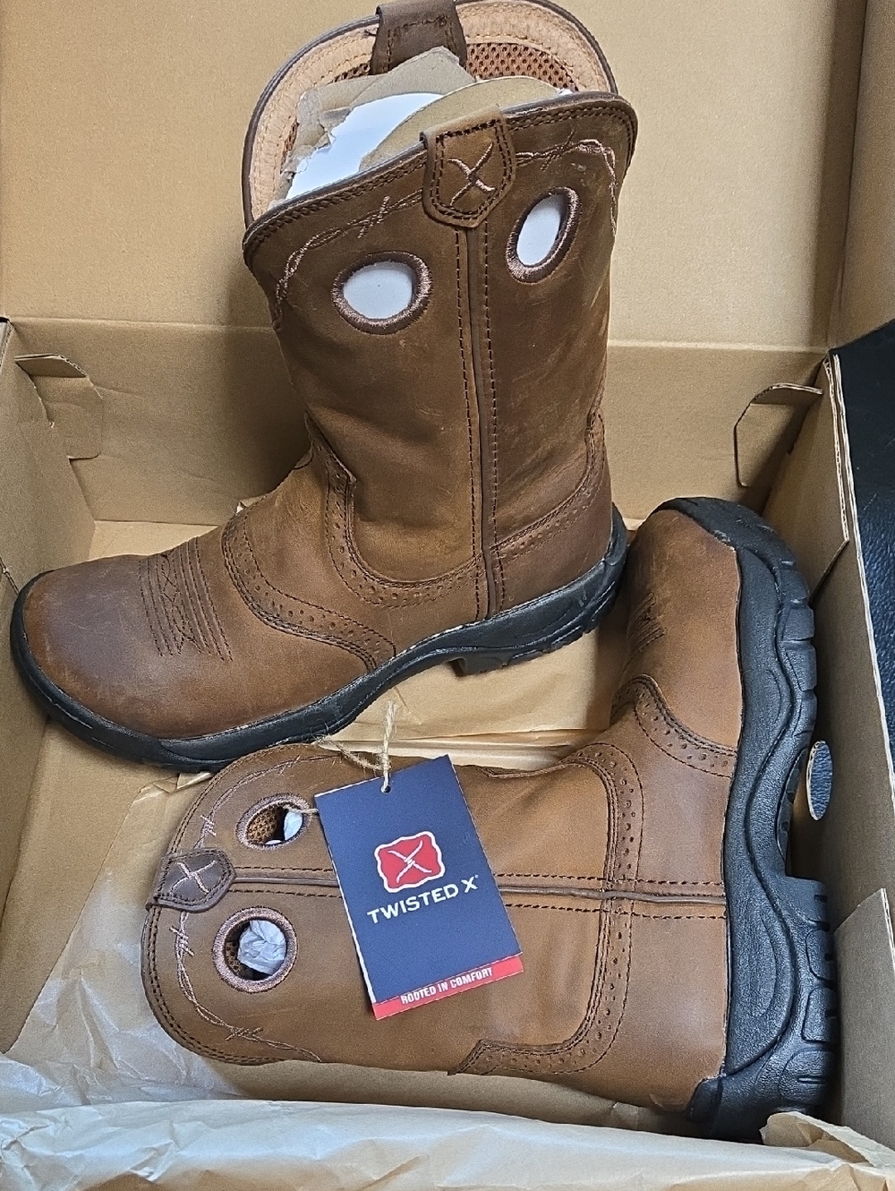 Women's Twisted X All Around Boot K Toe 9" - Size 9.5